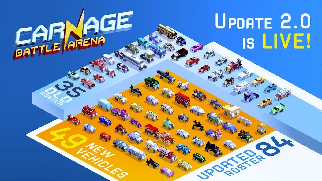 Взломанная Carnage: Battle Arena [MOD: безлимитные деньги и усиленная броня] на Андроид — скриншот 2