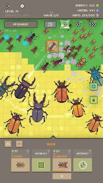 Ants vs Robots [MOD: безлимитные ресурсы и усиленные муравьи] — Скачать бесплатно (APK) — скриншот 1