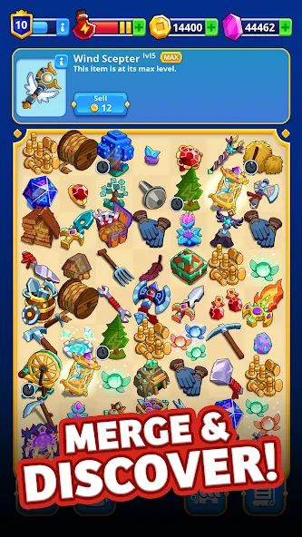 Скачать Medieval Merge: Epic Adventure [MOD: безлимитные ресурсы и энергия] — скриншот 4