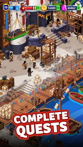 Скачать Medieval Merge: Epic Adventure [MOD: безлимитные ресурсы и энергия] — скриншот 5