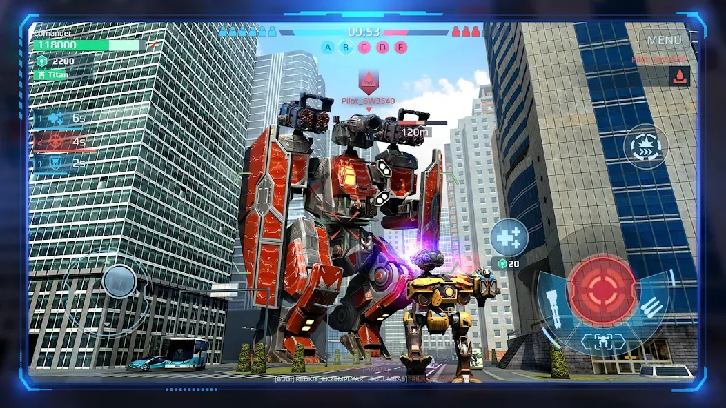 Скачать War Robots Multiplayer Battles [MOD: безлимитные ресурсы и усиленные роботы] — скриншот 1