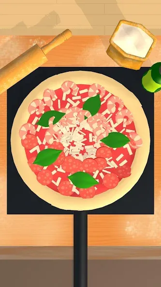 Скачать взлом Pizzaiolo! [MOD: безлимитные деньги и все рецепты] — скриншот 3