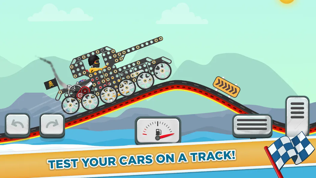 Скачать Car Builder & Racing for Kids [MOD: много денег и все машины открыты] — скриншот 3