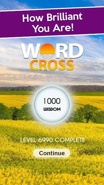 Word Cross: Crossy Word Search [MOD: безлимитные подсказки и ходы] на Андроид — скриншот 1