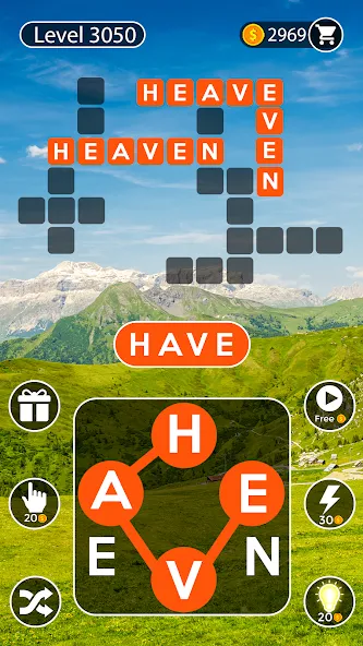 Word Cross: Crossy Word Search [MOD: безлимитные подсказки и ходы] на Андроид — скриншот 3