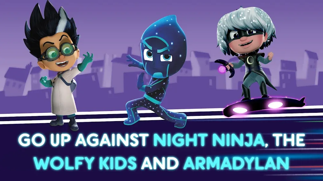 Скачать PJ Masks™: Moonlight Heroes [MOD: безлимитные деньги и все герои] на телефон — скриншот 4