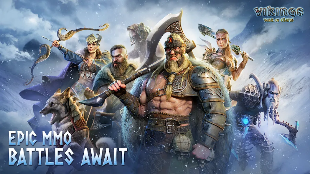Vikings: War of Clans [MOD: безлимитные ресурсы и ускоренное развитие] — Скачать бесплатно (APK) — скриншот 4