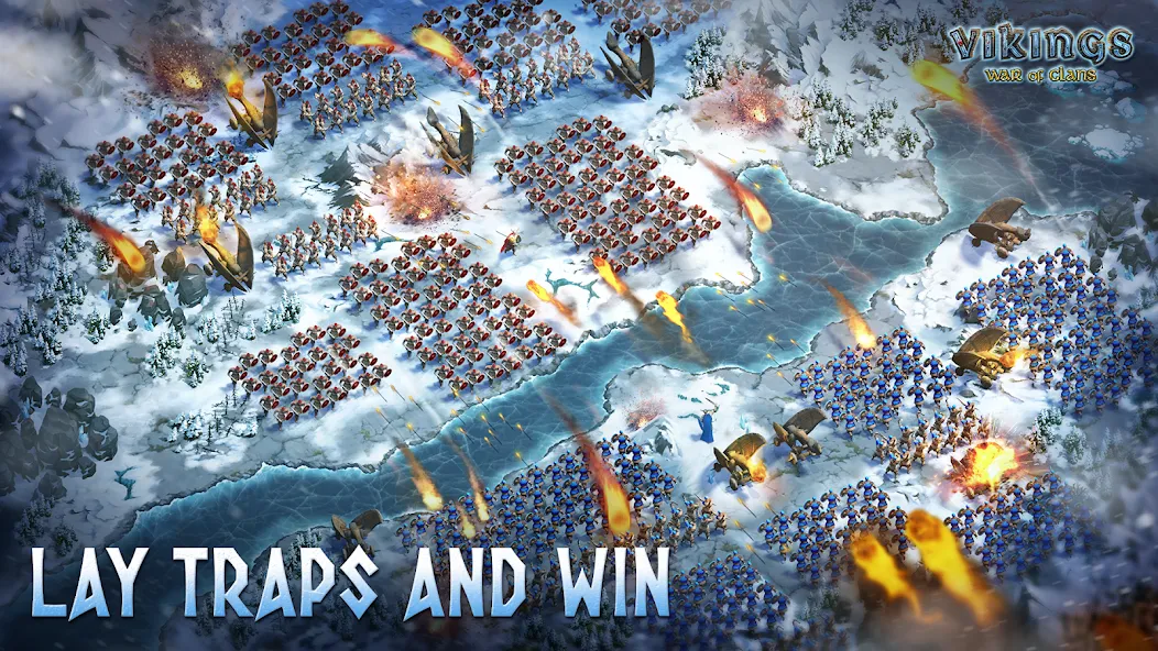 Vikings: War of Clans [MOD: безлимитные ресурсы и ускоренное развитие] — Скачать бесплатно (APK) — скриншот 5