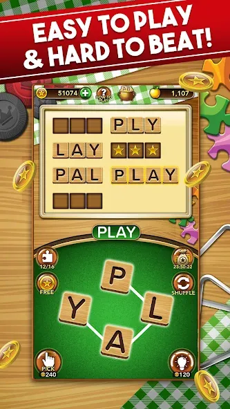 Word Collect - Word Games Fun [MOD: без рекламы и безлимитные подсказки] (Бесплатно / APK) — скриншот 5