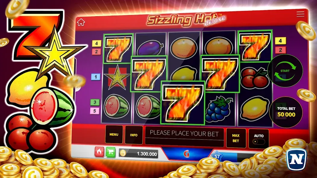 Gaminator Online Casino Slots [MOD: безлимитные монеты и бонусы] на Андроид — скриншот 2