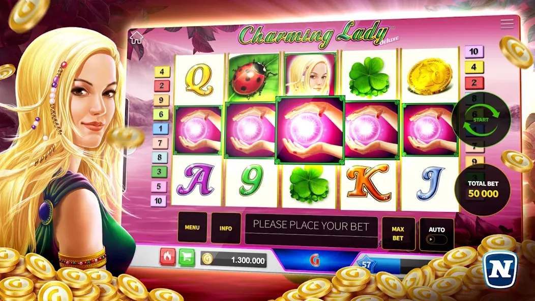 Gaminator Online Casino Slots [MOD: безлимитные монеты и бонусы] на Андроид — скриншот 3