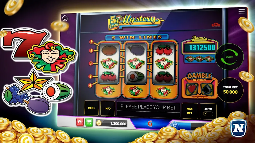 Gaminator Online Casino Slots [MOD: безлимитные монеты и бонусы] на Андроид — скриншот 4