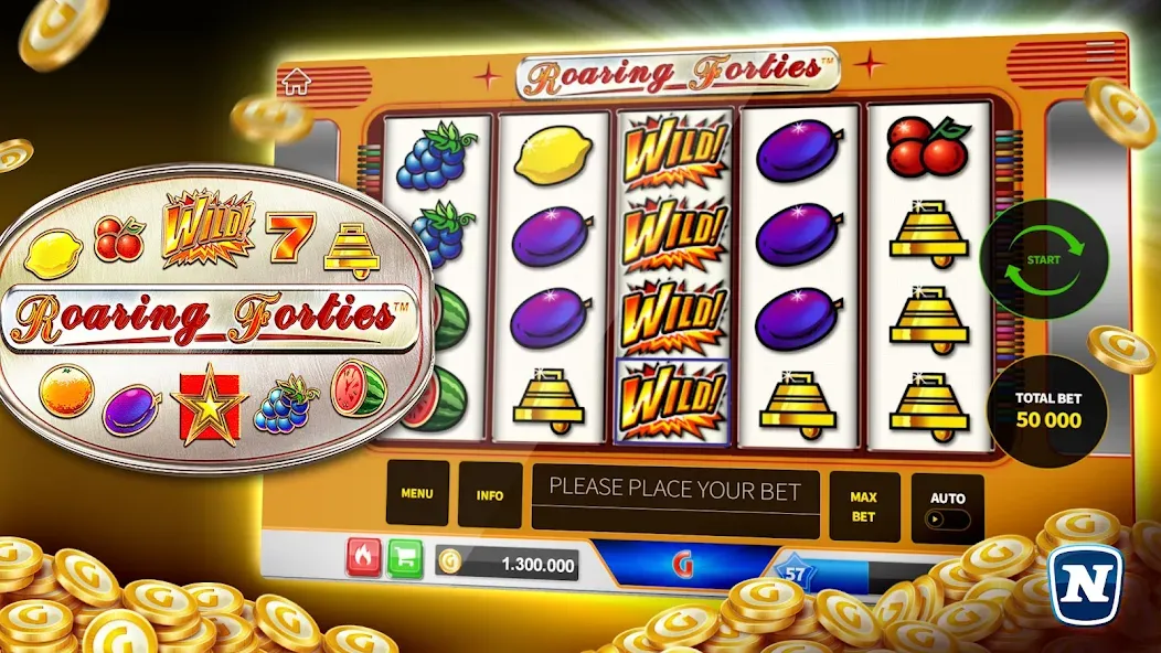 Gaminator Online Casino Slots [MOD: безлимитные монеты и бонусы] на Андроид — скриншот 5