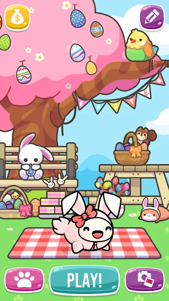 Скачать Happy Hop: Kawaii Jump [MOD: безлимитные жизни и открыты все скины] на телефон — скриншот 5