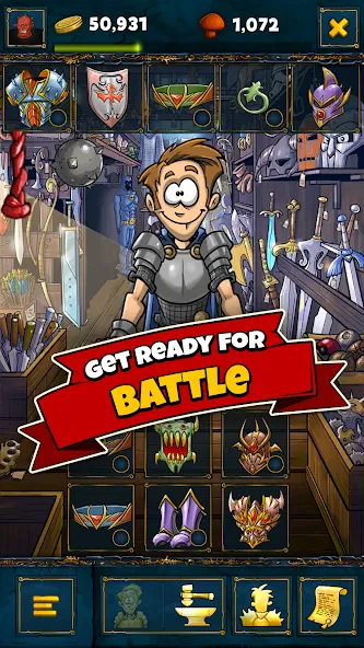 Скачать Shakes & Fidget - The RPG [MOD: безлимитные ресурсы и быстрая прокачка] — скриншот 3
