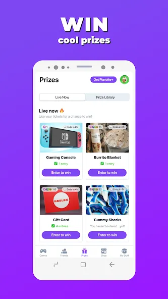 Playbite - Play & Win Prizes [MOD: больше игр и ценных призов] последняя версия — скриншот 4