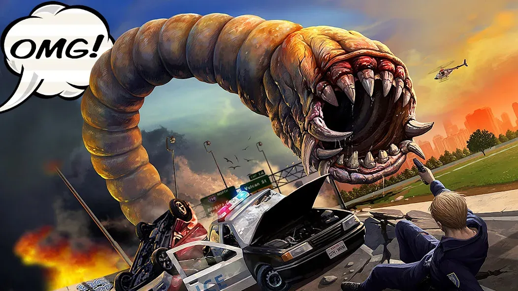 Скачать Death Worm™ [MOD: безлимитные деньги и жизни] на телефон — скриншот 5
