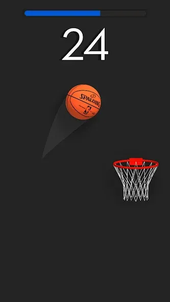Dunk Stroke-3D Basketball [MOD: безлимитные деньги и все мячи] на Андроид — скриншот 1
