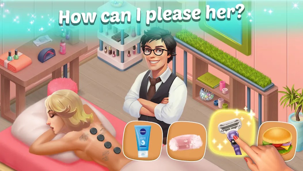 Family Hotel: love & match-3 [MOD: безлимитные монеты и жизни] на Андроид — скриншот 1