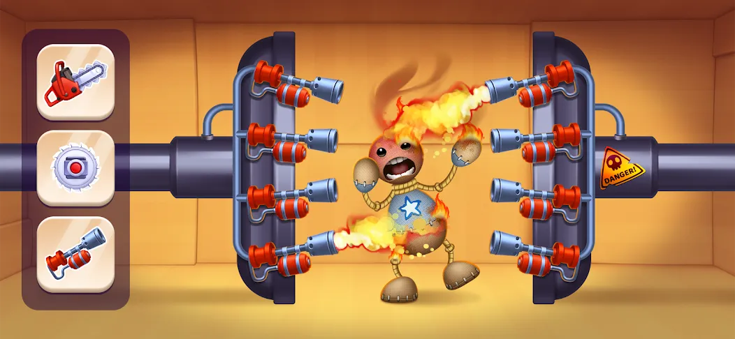 Kick the Buddy－Fun Action Game [MOD: безлимитные монеты и разблокированы все предметы] последняя версия — скриншот 1