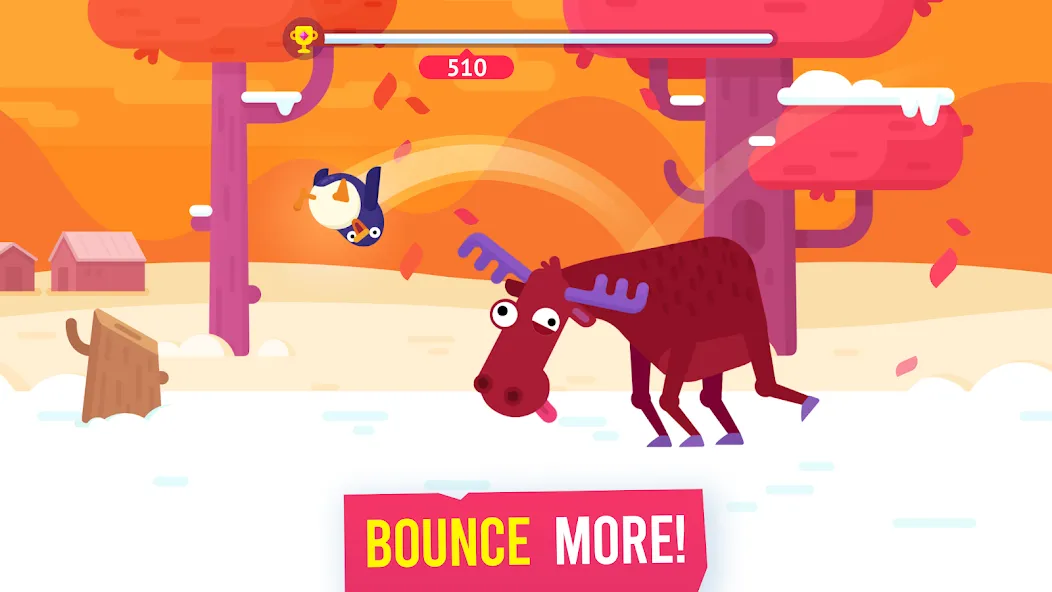 Bouncemasters: Penguin Games [MOD: безлимитные монеты и усиленный прыжок] — Скачать бесплатно (APK) — скриншот 2