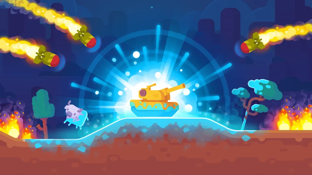 Взломанная Tank Stars [MOD: много денег и всё разблокировано] на Андроид — скриншот 3