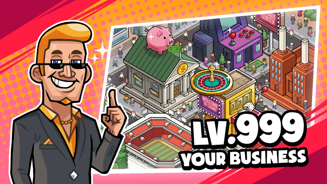 Скачать Idle Billionaire Tycoon [MOD: безлимитные деньги и быстрый доход] на телефон — скриншот 2