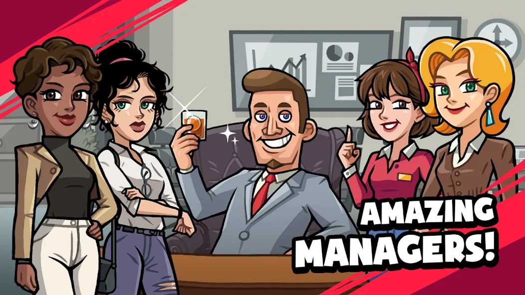 Скачать Idle Billionaire Tycoon [MOD: безлимитные деньги и быстрый доход] на телефон — скриншот 3