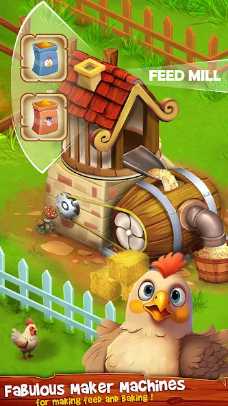 Country Valley Farming Game [MOD: безлимитные монеты и ресурсов] (Бесплатно / APK) — скриншот 2