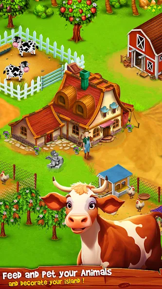 Country Valley Farming Game [MOD: безлимитные монеты и ресурсов] (Бесплатно / APK) — скриншот 4