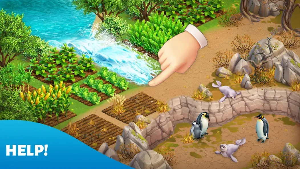 Spring Valley: Farm Game [MOD: безлимитные деньги и ресурсы] на Андроид — скриншот 1