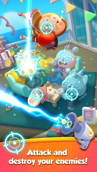 Взломанная Anipang Coins [MOD: бесконечные монеты и бонусы] на Андроид — скриншот 1