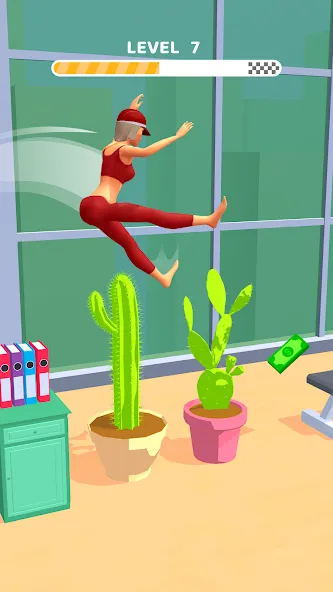 Скачать взлом Home Flip: Crazy Jump Master [MOD: безлимитные монеты и все уровни] — скриншот 3