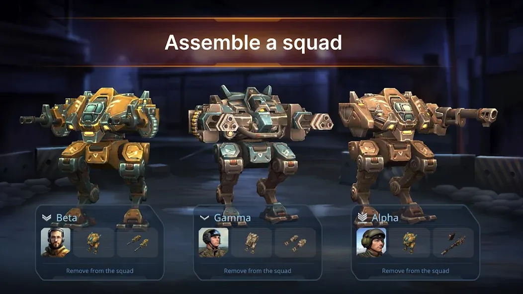 Concern: Mech Armored Front [MOD: безлимитные ресурсы и мощная броня] последняя версия — скриншот 1
