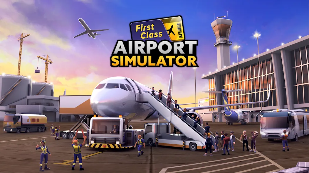 Airport Simulator: Tycoon Inc. [MOD: безлимитные деньги и все самолёты] последняя версия — скриншот 1