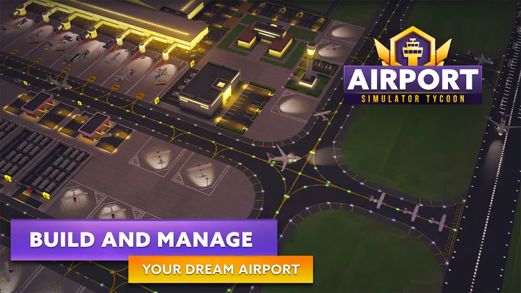 Airport Simulator: Tycoon Inc. [MOD: безлимитные деньги и все самолёты] последняя версия — скриншот 2