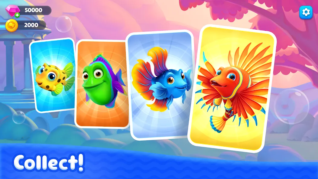 Fishdom Solitaire [MOD: безлимитные монеты и жизни] (Бесплатно / APK) — скриншот 4