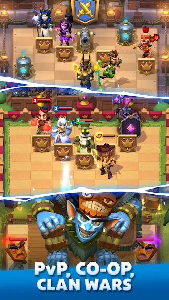 Взломанная Puzzle Breakers: Champions War [MOD: безлимитные деньги и усиленные герои] на Андроид — скриншот 3