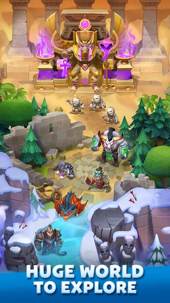Взломанная Puzzle Breakers: Champions War [MOD: безлимитные деньги и усиленные герои] на Андроид — скриншот 5