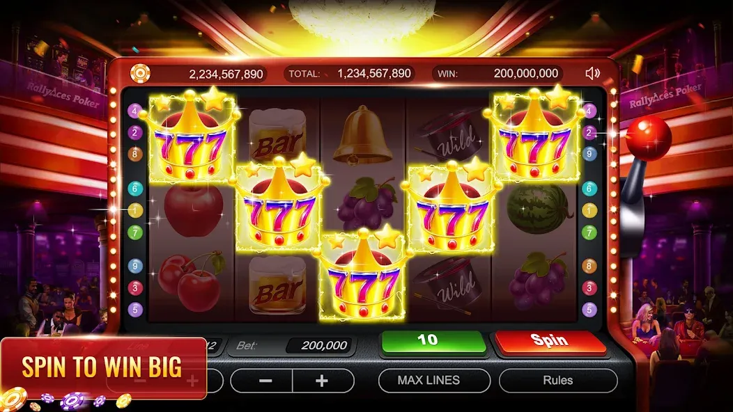 RallyAces Poker [MOD: безлимитные фишки и открытые столы] — Скачать бесплатно (APK) — скриншот 2
