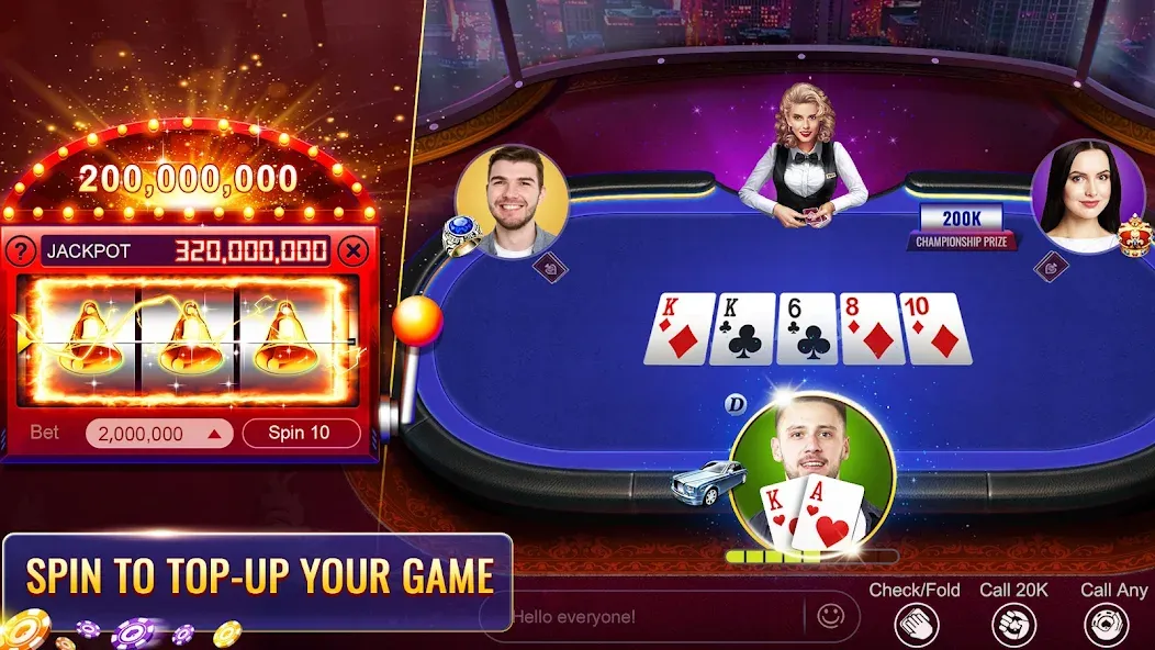 RallyAces Poker [MOD: безлимитные фишки и открытые столы] — Скачать бесплатно (APK) — скриншот 3