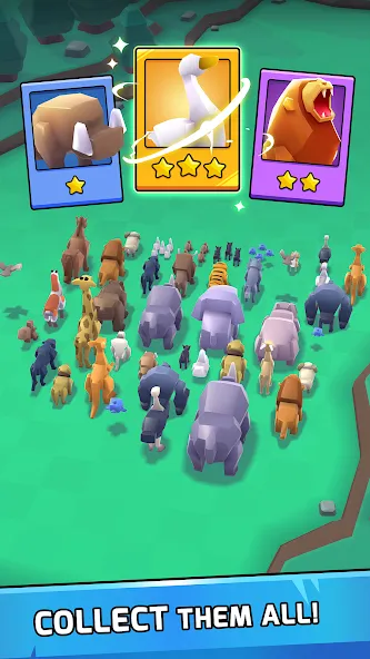 Animal Warfare [MOD: много ресурсов и сильные животные] на Андроид — скриншот 2