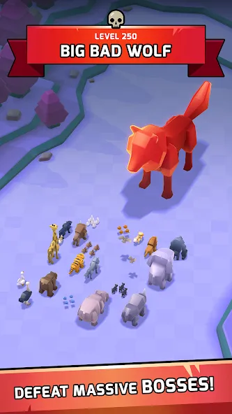 Animal Warfare [MOD: много ресурсов и сильные животные] на Андроид — скриншот 4