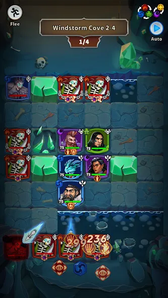 Скачать взлом Friends & Dragons - Puzzle RPG [MOD: безлимитные ресурсы и энергия] — скриншот 5