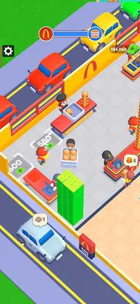 Скачать My Burger Shop: Burger Games [MOD: безлимитные деньги и все уровни] на телефон — скриншот 2