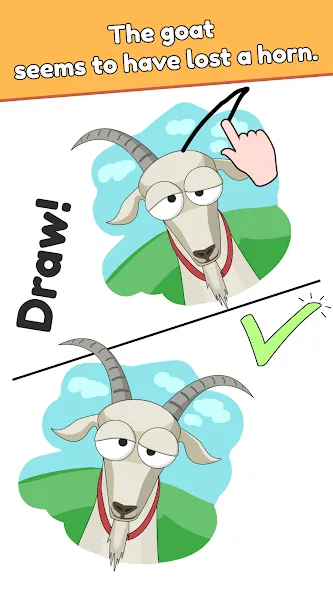 Взломанная DOP: Draw One Part [MOD: безлимитные подсказки и монеты] на Андроид — скриншот 3