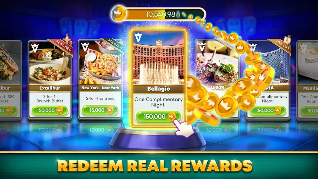 myVEGAS Slots: Casino Slots [MOD: бесконечные монеты и бесплатные вращения] последняя версия — скриншот 2