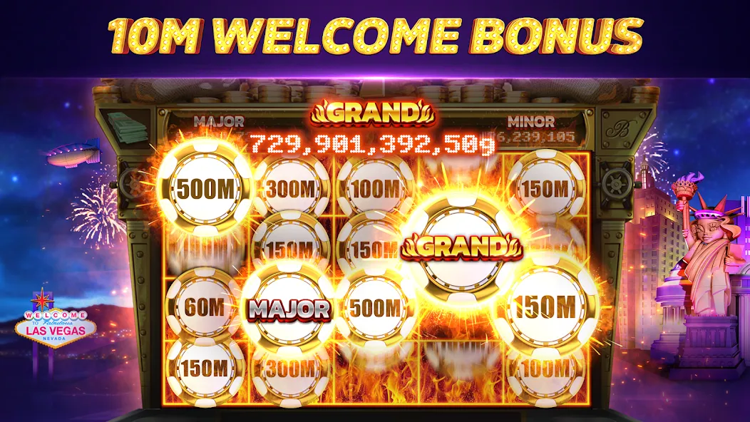 Скачать POP! Slots™ Vegas Casino Games [MOD: безлимитные монеты и бонусы] — скриншот 1