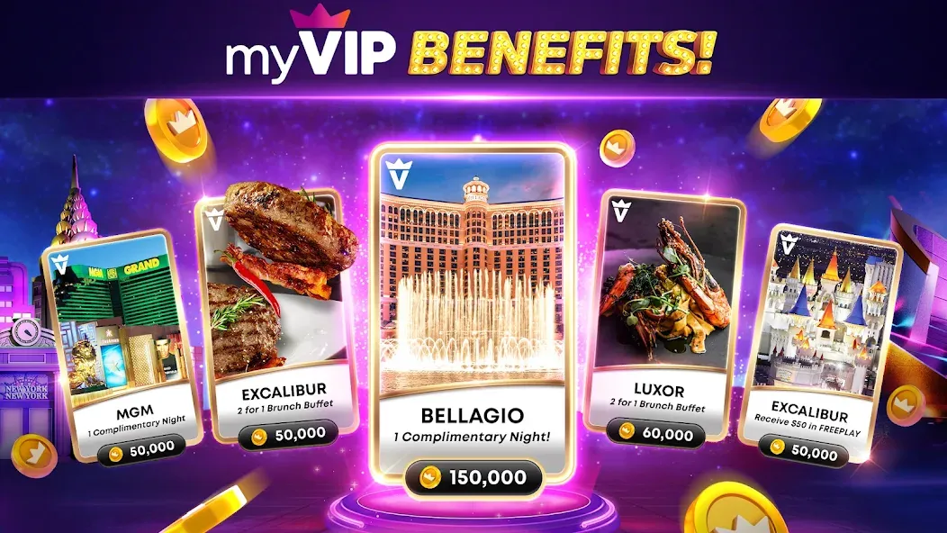 Скачать POP! Slots™ Vegas Casino Games [MOD: безлимитные монеты и бонусы] — скриншот 2