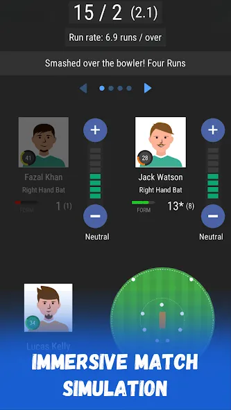 Wicket Cricket Manager [MOD: безлимитные деньги и премиум функции] последняя версия — скриншот 4